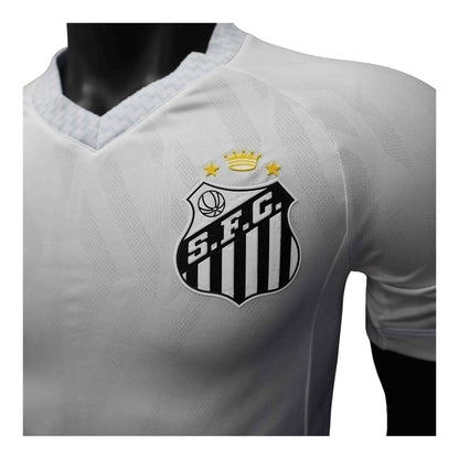 Camisa Inspirada  Santos I 25/26 - Jogador Masculina - Branca  Central das Camisas 