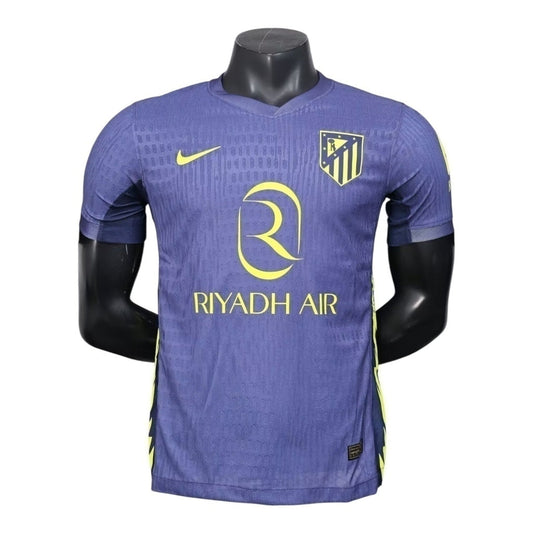 Camisa Inspirada  Atlético de Madrid II 25/26 - Jogador Masculina - Azul  Central das Camisas 