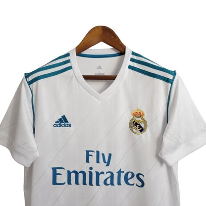Camisa Real Madrid Titular 17/18 - Retrô - Central das Camisas
