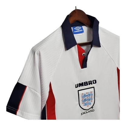 Camisa Inglaterra Titular 1998 - Retrô - Central das Camisas
