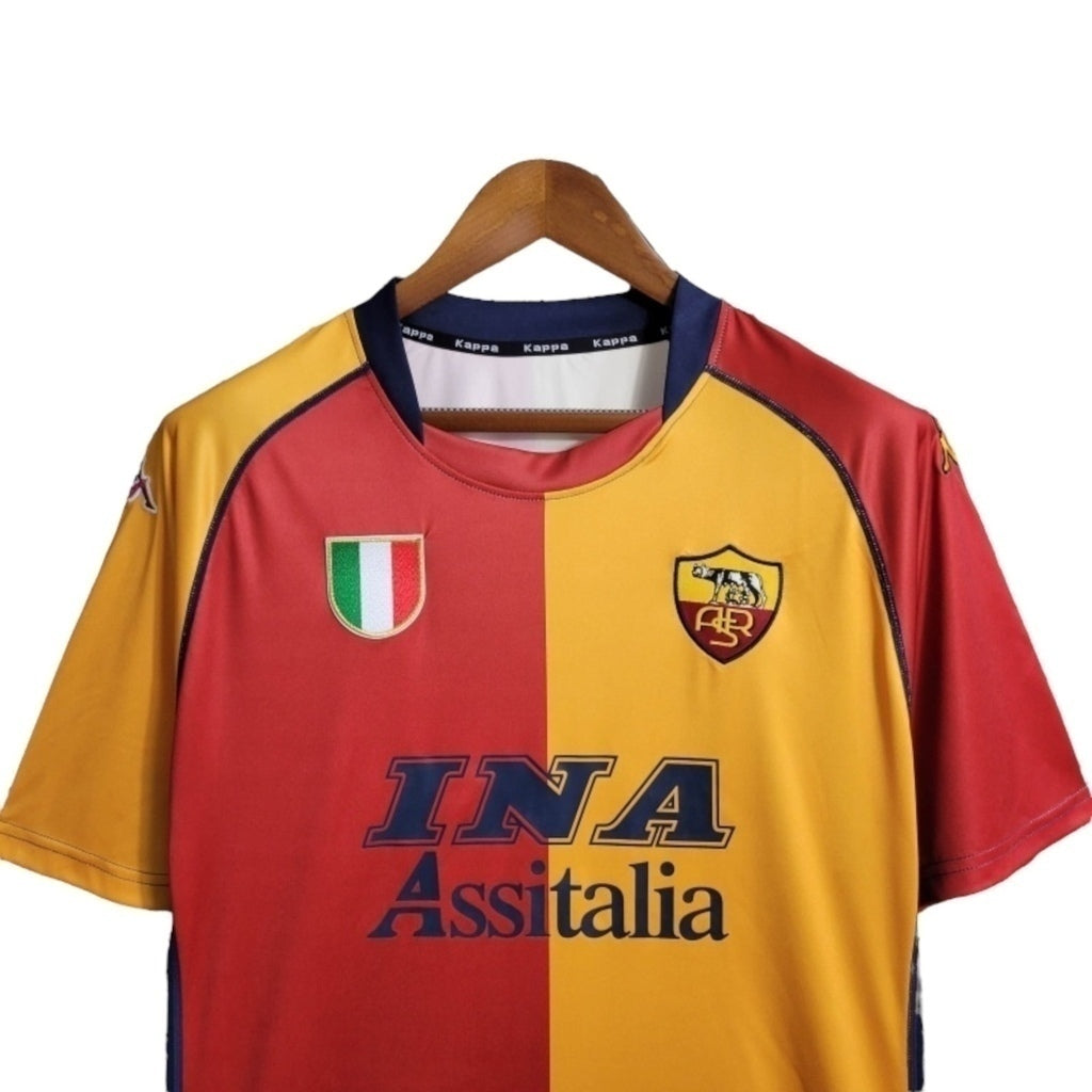 Camisa Roma Titular 01/02 - Retrô - Central das Camisas
