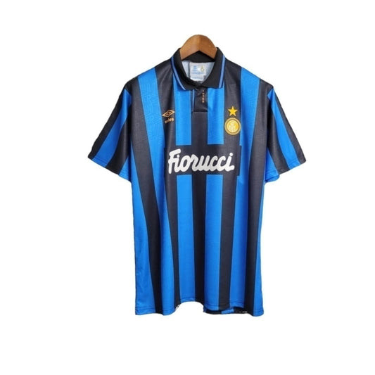 Camisa Inter de Milão Titular 92/93 - Retrô - Central das Camisas