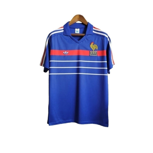 Camisa França Titular 84/86 - Retrô - Central das Camisas