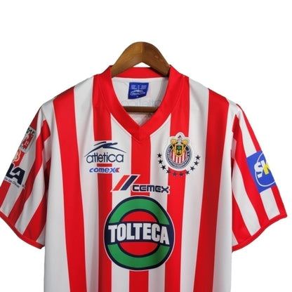 Camisa Chivas Guadalajara Titular 01/02 - Retrô - Central das Camisas