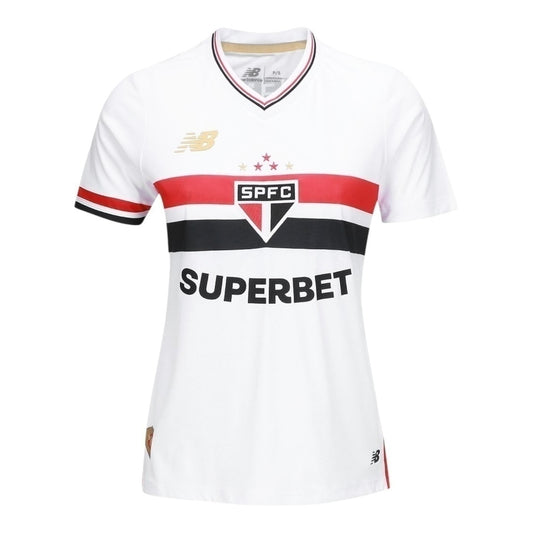 Camisa São Paulo Titular 25/26 - Feminina - Central das Camisas