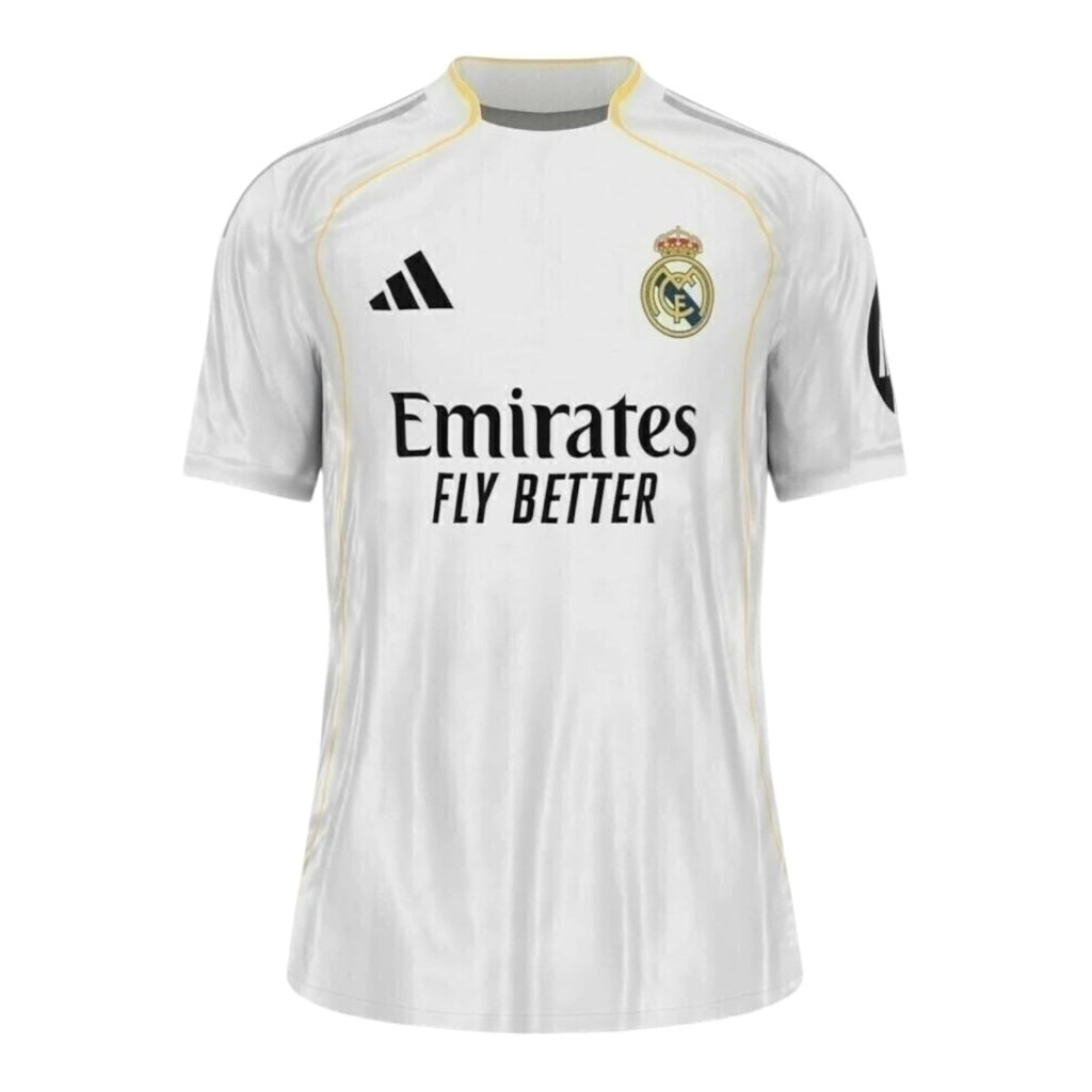 Camisa Real Madrid Titular 25/26 - Torcedor - Central das Camisas
