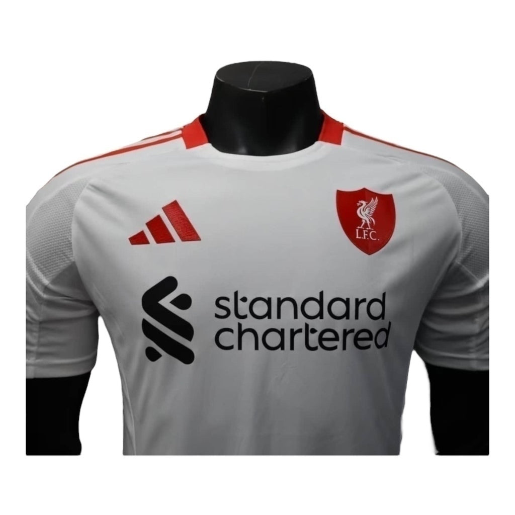 Camisa  Liverpool II 25/26 - Jogador Masculina - Branca - Central das Camisas