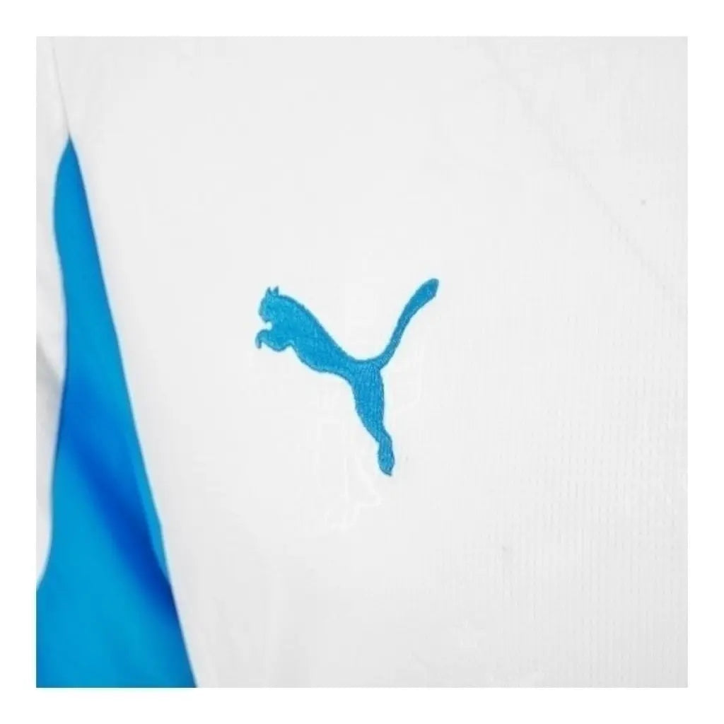 Camisa Olympique Marseille I 25/26 - Torcedor Masculina - Branca e azul - Central das Camisas