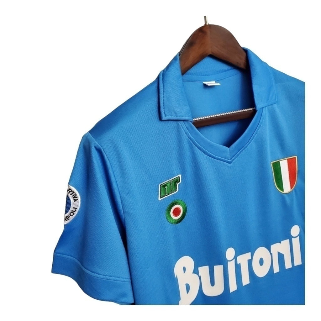 Camisa Napoli Titular 87/88 - Retrô - Central das Camisas