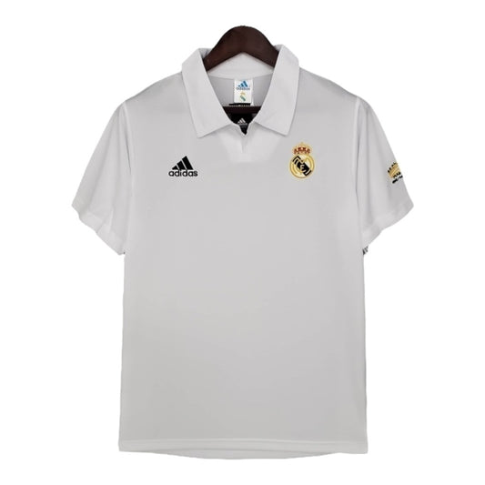 Camisa Real Madrid Champions League Titular 02/03 - Retrô - Central das Camisas