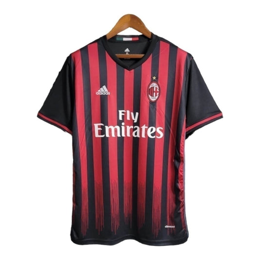 Camisa AC Milan Titular 16/17 - Retrô - Central das Camisas