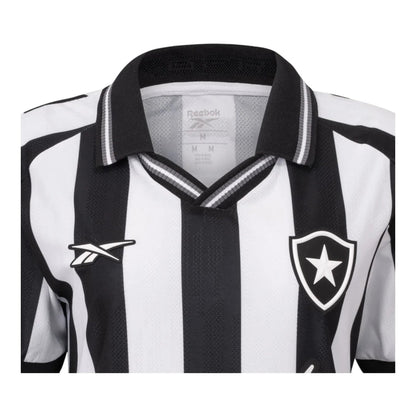 Camisa Inspirada Botafogo I 25/26 - Feminina - Preta e branca  Central das Camisas 