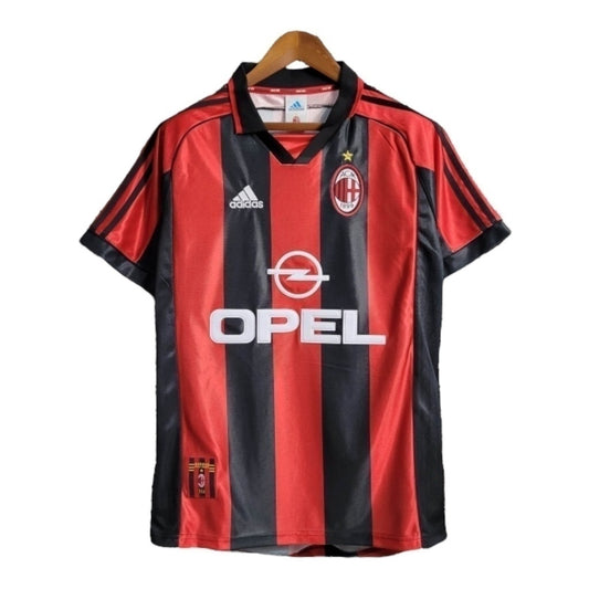 Camisa AC Milan Titular 98/99 - Retrô - Central das Camisas
