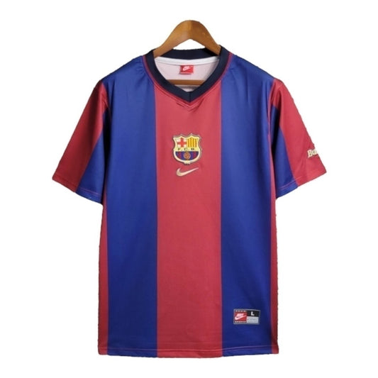 Camisa Barcelona Titular 98/99 - Retrô - Central das Camisas