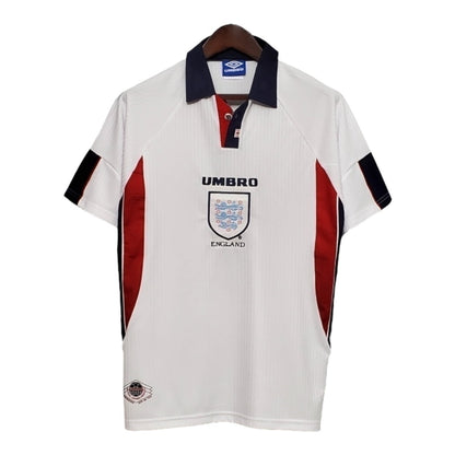 Camisa Inglaterra Titular 1998 - Retrô - Central das Camisas