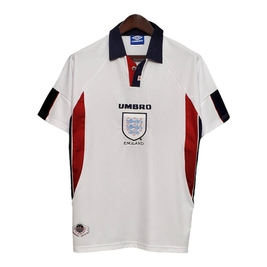 Camisa Inglaterra Titular 1998 - Retrô - Central das Camisas