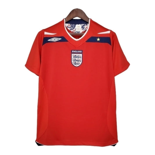 Camisa Inglaterra Visitante 08/10 - Retrô - Central das Camisas