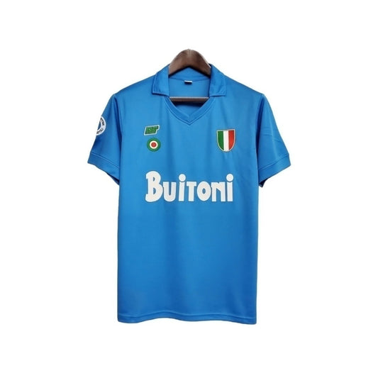 Camisa Napoli Titular 87/88 - Retrô - Central das Camisas
