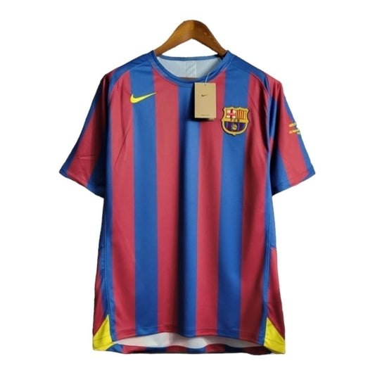 Camisa Barcelona Titular 2006 - Retrô