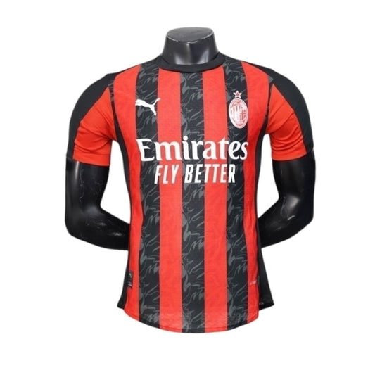 Camisa Inspirada  AC Milan Titular 25/26 - Jogador  Central das Camisas 