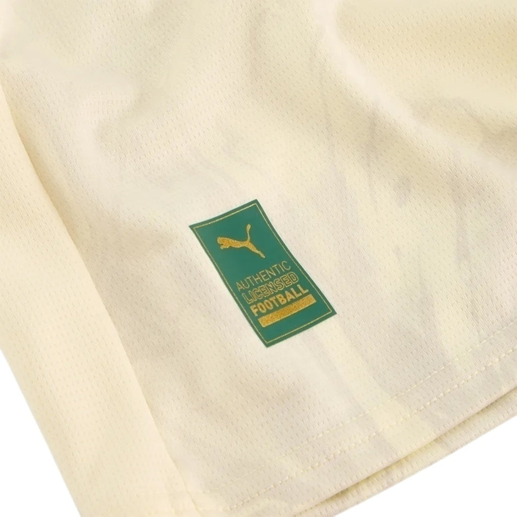 Camisa Palmeiras Edição Especial Mundial de Clubes 25/26 - Torcedor Masculina - Bege e verde - Central das Camisas