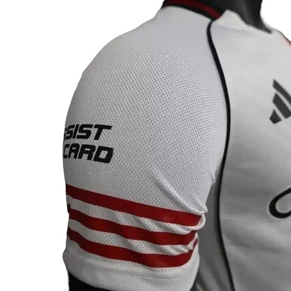Camisa  River Plate I 25/26 - Jogador Masculina - Branca e vermelha - Central das Camisas