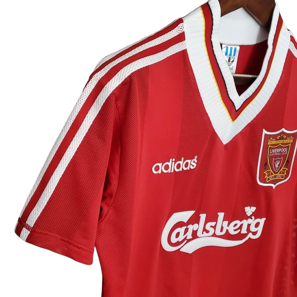 Camisa Liverpool Titular 96/97 - Retrô - Central das Camisas