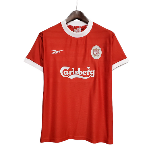 Camisa Liverpool Titular 1998 - Retrô - Central das Camisas